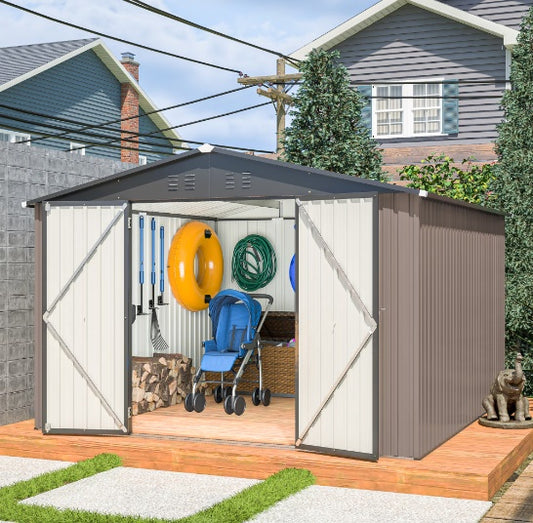 Steel Garden Shed With Double Lockable Door