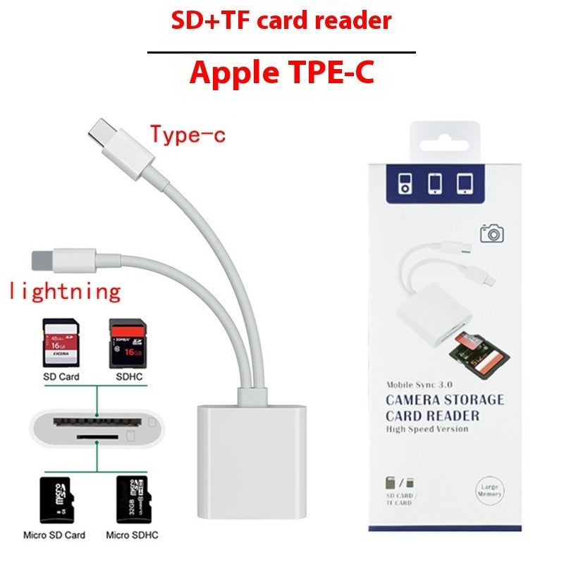 Universal Converter With Card Reader Interface Typec Interface Memory Card